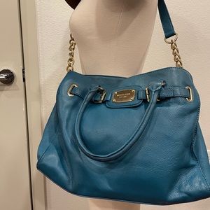 Michael Kors Teal Purse Satchel